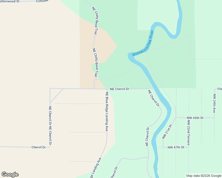 map of restaurants, bars, coffee shops, grocery stores, and more near 1556 Northeast Blue Ridge Landing Avenue in Lee