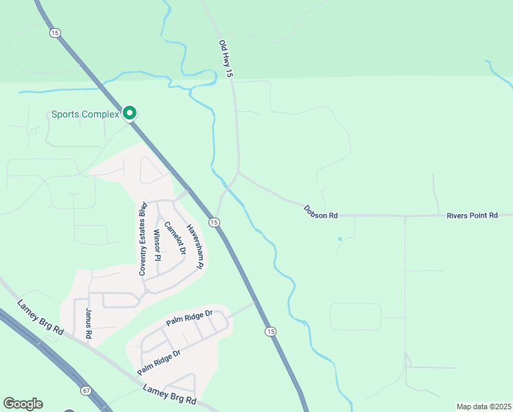 map of restaurants, bars, coffee shops, grocery stores, and more near 15531 Dobson Road in Biloxi