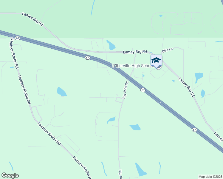 map of restaurants, bars, coffee shops, grocery stores, and more near 6160-6198 Krohn Lane in Biloxi