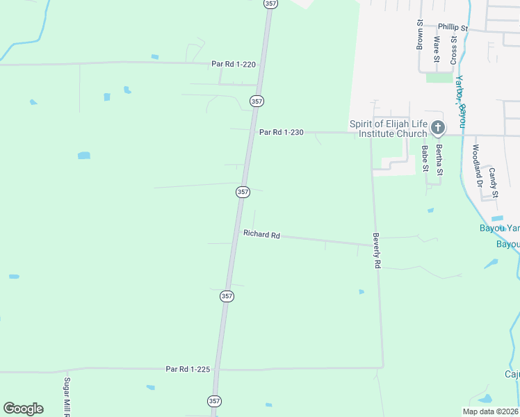 map of restaurants, bars, coffee shops, grocery stores, and more near 4121 Louisiana 357 in Opelousas