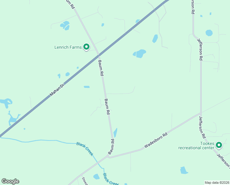 map of restaurants, bars, coffee shops, grocery stores, and more near 11776 Midnight Trail in Tallahassee