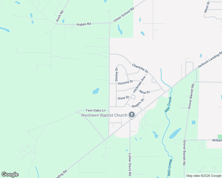 map of restaurants, bars, coffee shops, grocery stores, and more near 1001-1099 Union School Rd in Picayune