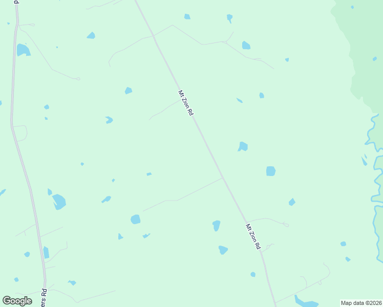 map of restaurants, bars, coffee shops, grocery stores, and more near 286 Mount Zion Road in New Waverly