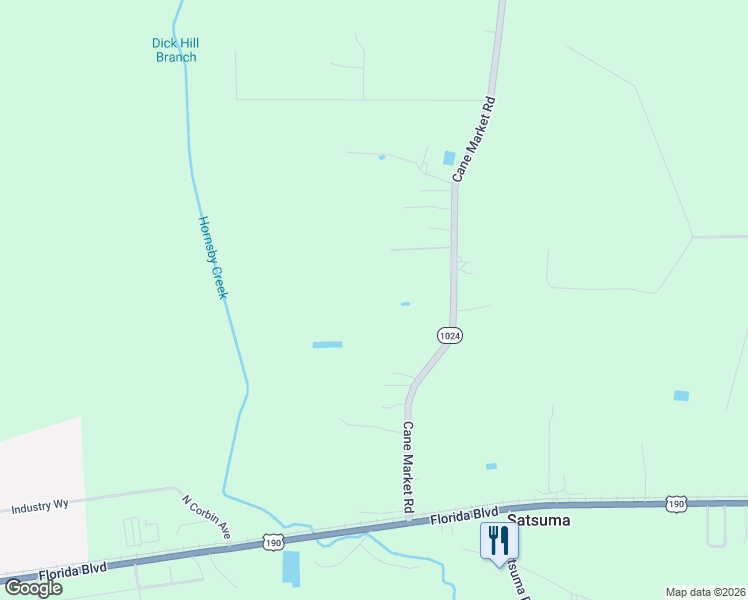 map of restaurants, bars, coffee shops, grocery stores, and more near 30259 Cane Market Road in Livingston