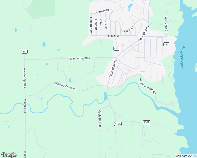 map of restaurants, bars, coffee shops, grocery stores, and more near 122 Winding Creek Road in Spicewood