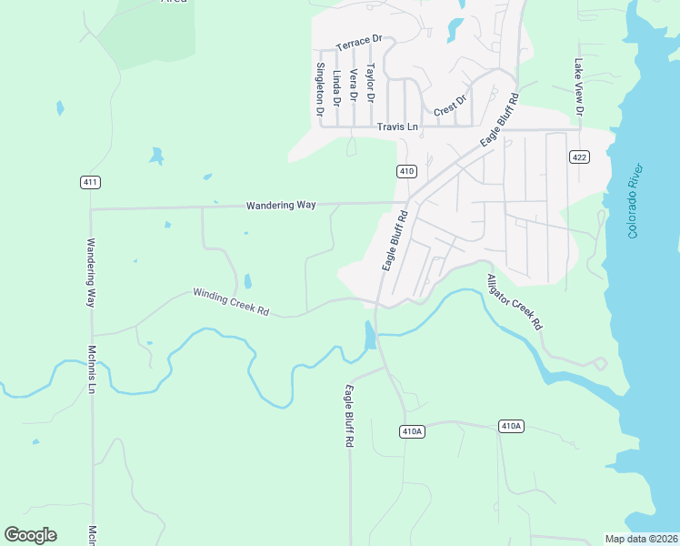 map of restaurants, bars, coffee shops, grocery stores, and more near 122 Winding Creek Road in Spicewood