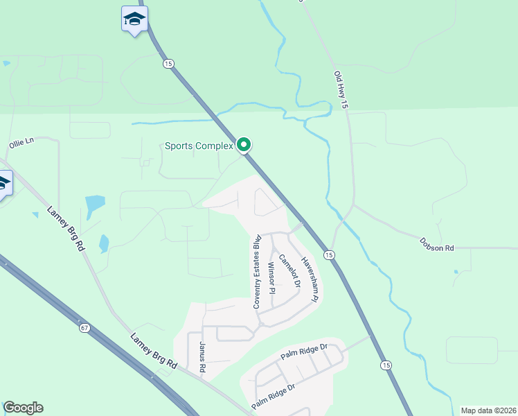 map of restaurants, bars, coffee shops, grocery stores, and more near 17310 Avondale Circle in Biloxi