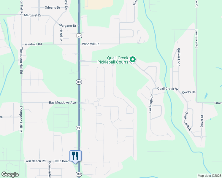 map of restaurants, bars, coffee shops, grocery stores, and more near 155 Club Drive in Fairhope