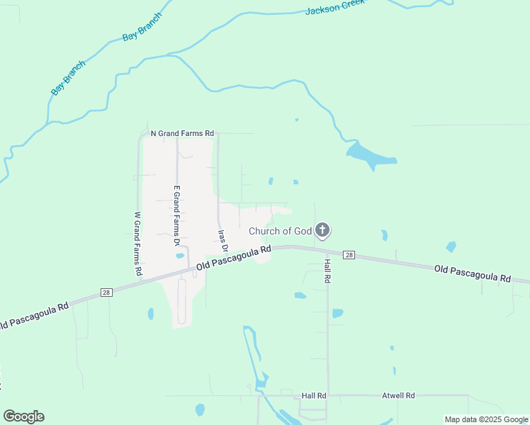 map of restaurants, bars, coffee shops, grocery stores, and more near 14410 Nancy Court in Grand Bay