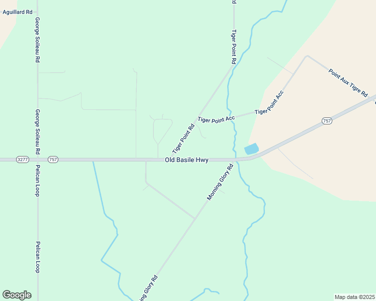 map of restaurants, bars, coffee shops, grocery stores, and more near 1047-1103 Tiger Point Road in Basile