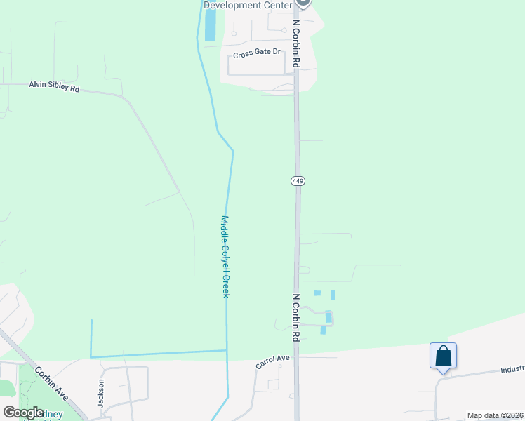 map of restaurants, bars, coffee shops, grocery stores, and more near 30585 North Corbin Road in Walker