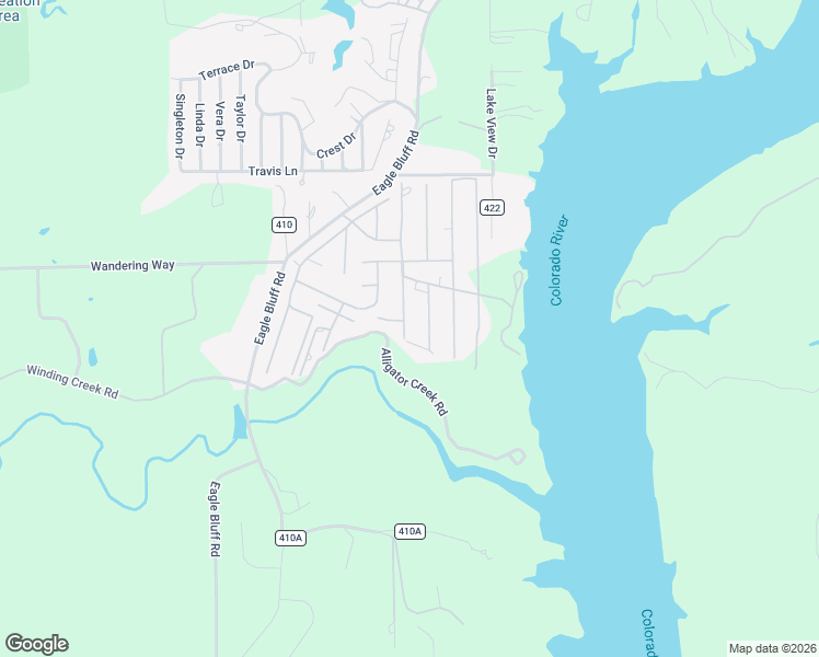 map of restaurants, bars, coffee shops, grocery stores, and more near 503 Chantilly Lane in Spicewood