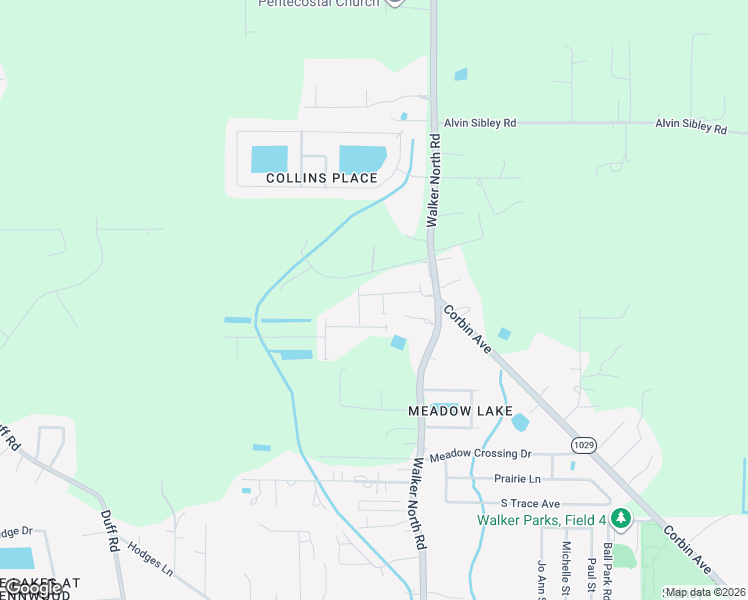 map of restaurants, bars, coffee shops, grocery stores, and more near 13367 Isabella Boulevard in Walker