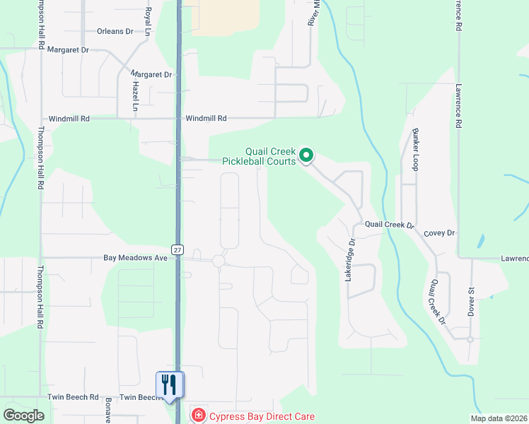 map of restaurants, bars, coffee shops, grocery stores, and more near 137 Club Drive in Fairhope