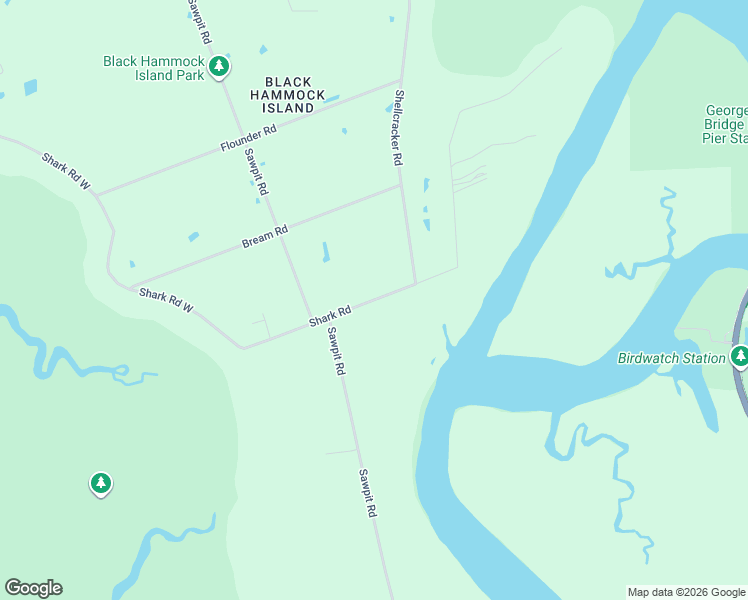 map of restaurants, bars, coffee shops, grocery stores, and more near Shark Road in Jacksonville
