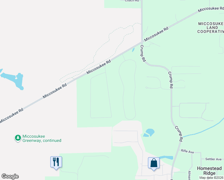 map of restaurants, bars, coffee shops, grocery stores, and more near 4341 Kimberly Circle in Tallahassee