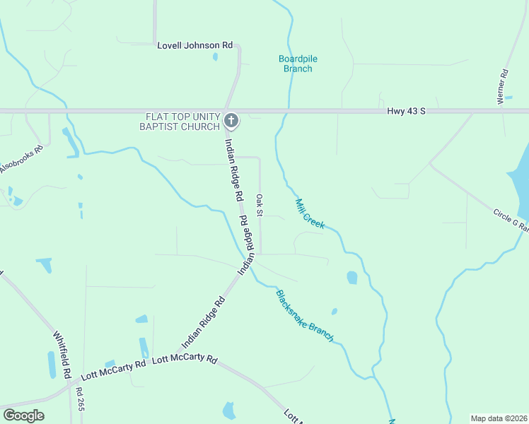 map of restaurants, bars, coffee shops, grocery stores, and more near 23080 Oak Street in Picayune