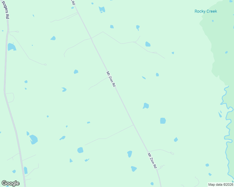 map of restaurants, bars, coffee shops, grocery stores, and more near 286 Mount Zion Road in New Waverly
