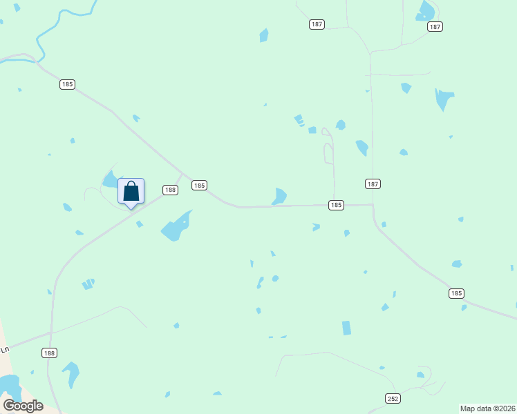 map of restaurants, bars, coffee shops, grocery stores, and more near 3454 County Road 185 in Anderson