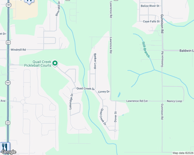 map of restaurants, bars, coffee shops, grocery stores, and more near 10835 Mashie Lane in Fairhope