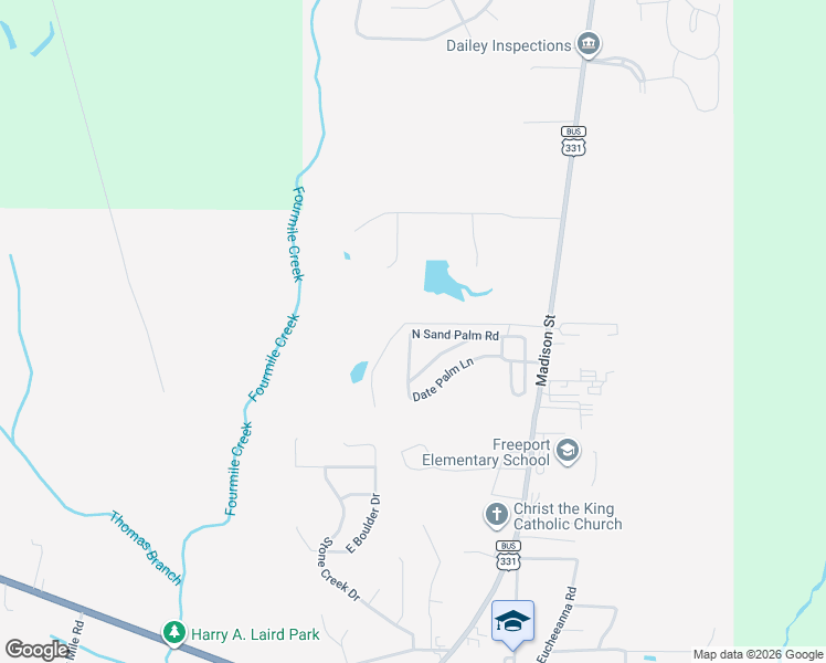 map of restaurants, bars, coffee shops, grocery stores, and more near in Freeport
