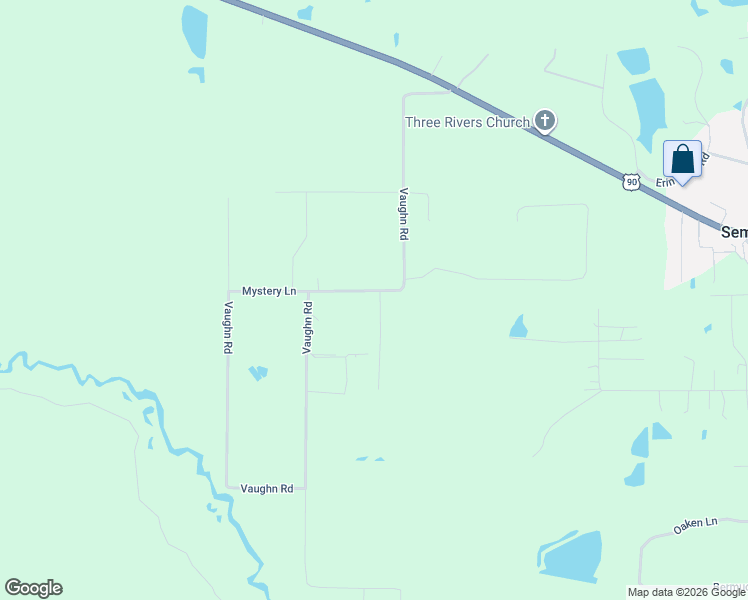 map of restaurants, bars, coffee shops, grocery stores, and more near 19830 Vaughn Road in Seminole