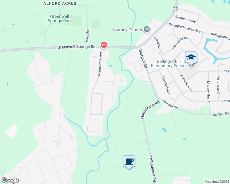 map of restaurants, bars, coffee shops, grocery stores, and more near 6612 Christopher Avenue in Central