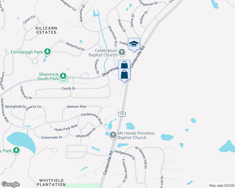 map of restaurants, bars, coffee shops, grocery stores, and more near 3612 Cagney Drive in Tallahassee