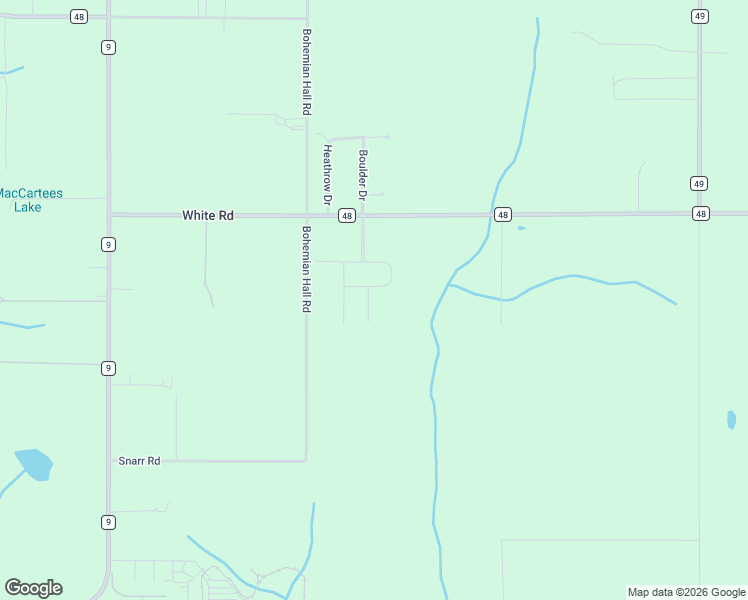 map of restaurants, bars, coffee shops, grocery stores, and more near 14140 County Road 48 in Silverhill