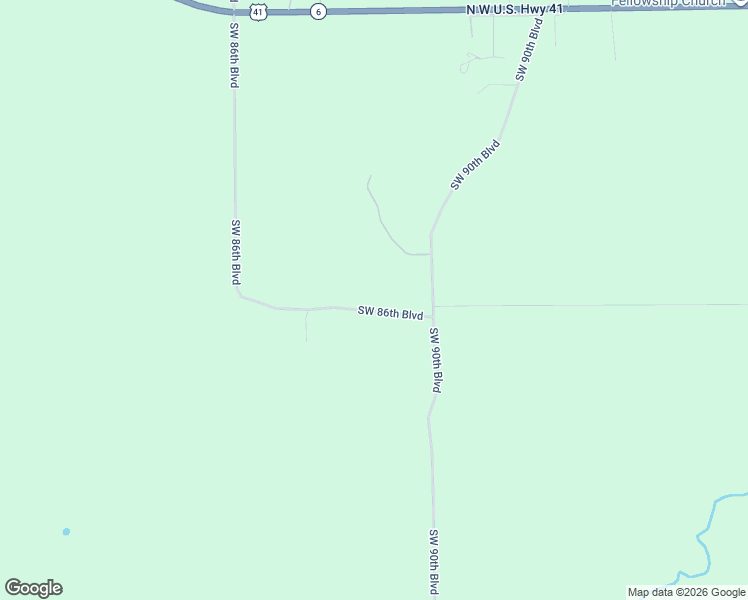 map of restaurants, bars, coffee shops, grocery stores, and more near 5106 Southwest 86th Boulevard in Jasper