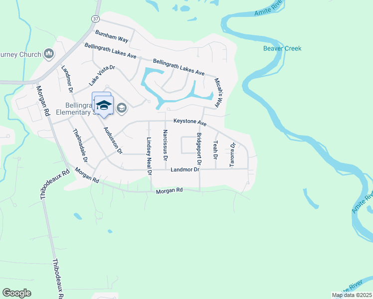 map of restaurants, bars, coffee shops, grocery stores, and more near 6333 Bridgeport Drive in Central