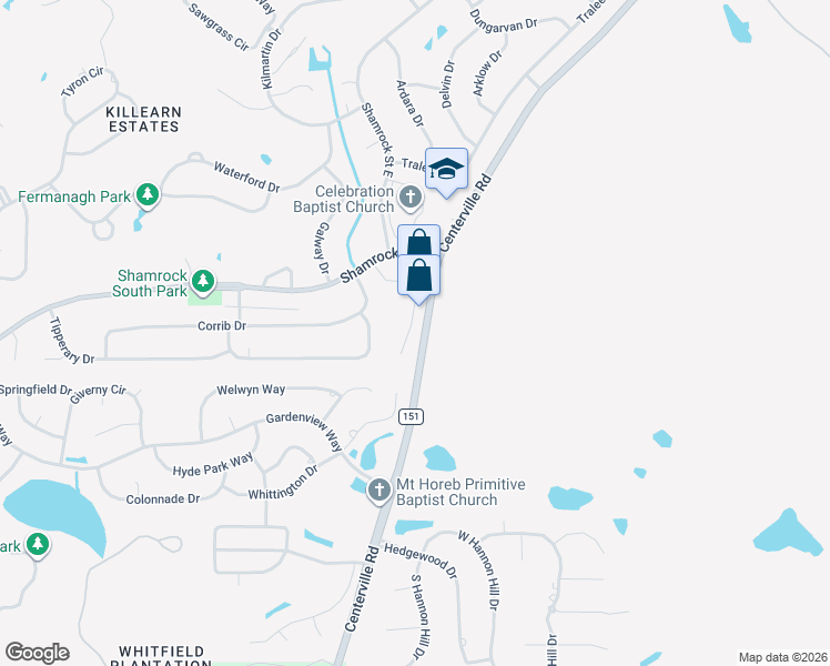 map of restaurants, bars, coffee shops, grocery stores, and more near 3613 Cagney Drive in Tallahassee