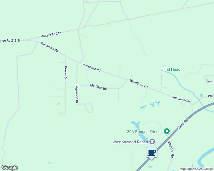 map of restaurants, bars, coffee shops, grocery stores, and more near 182 McCloud Road in Freeport