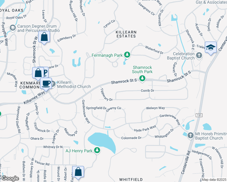 map of restaurants, bars, coffee shops, grocery stores, and more near 3000 Corrib Drive in Tallahassee