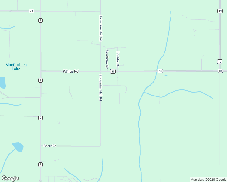 map of restaurants, bars, coffee shops, grocery stores, and more near 14170 County Road 48 in Silverhill