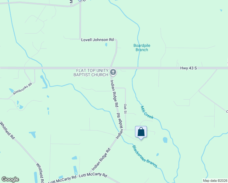 map of restaurants, bars, coffee shops, grocery stores, and more near 23371 Indian Ridge Road in Picayune