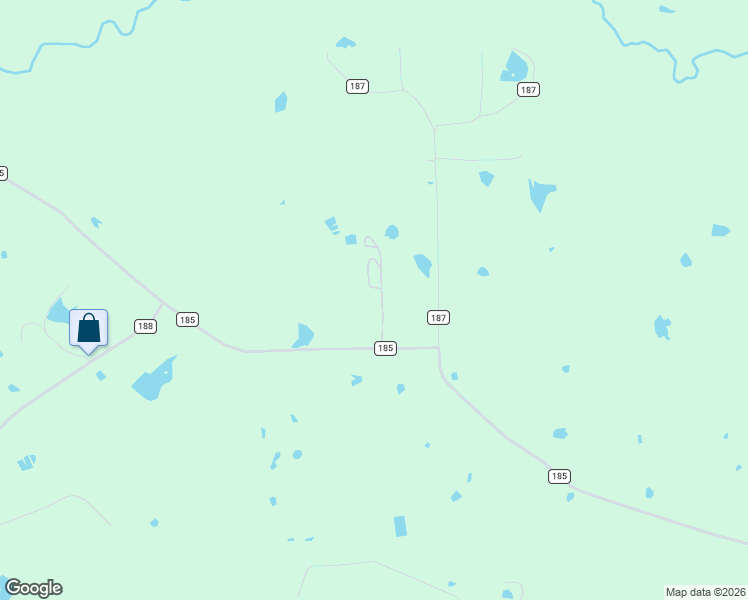 map of restaurants, bars, coffee shops, grocery stores, and more near 3454 County Road 185 in Anderson