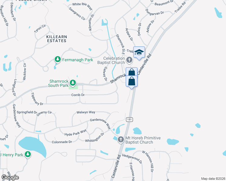 map of restaurants, bars, coffee shops, grocery stores, and more near 3162 Corrib Drive in Tallahassee