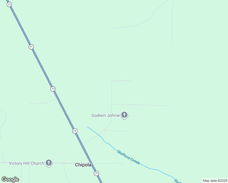 map of restaurants, bars, coffee shops, grocery stores, and more near 16687 Northeast Jim Godwin Road in Altha