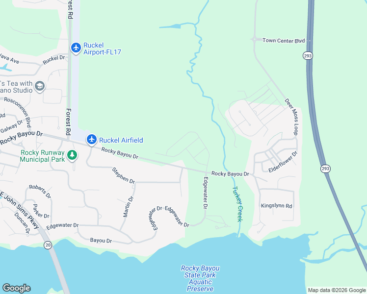 map of restaurants, bars, coffee shops, grocery stores, and more near 415 Sorrel Way in Niceville