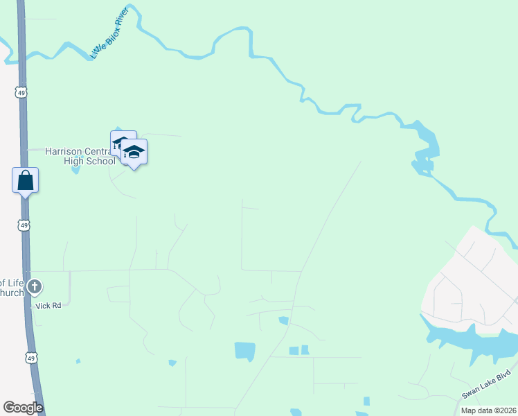 map of restaurants, bars, coffee shops, grocery stores, and more near 15654 Walter Smith Road in Gulfport