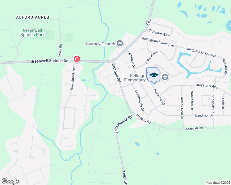 map of restaurants, bars, coffee shops, grocery stores, and more near 6814 Silver Springs Drive in Central