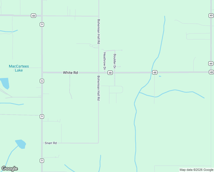 map of restaurants, bars, coffee shops, grocery stores, and more near 14170 County Road 48 in Silverhill