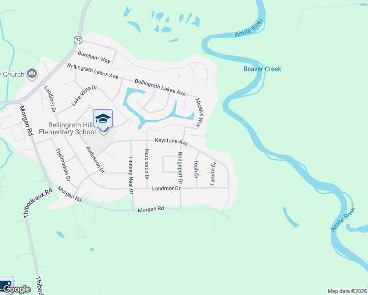 map of restaurants, bars, coffee shops, grocery stores, and more near 18326 Keystone Avenue in Central