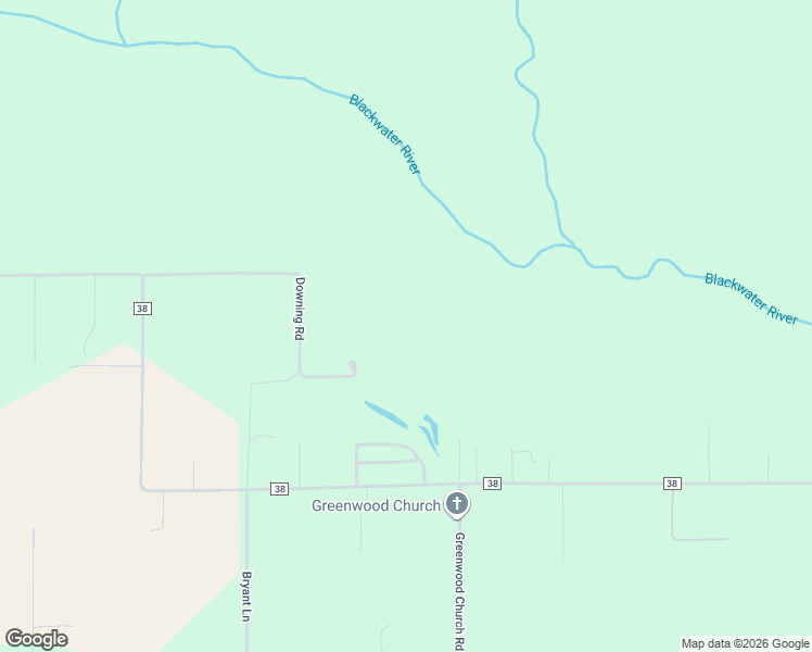 map of restaurants, bars, coffee shops, grocery stores, and more near 23706 Downing Road in Summerdale