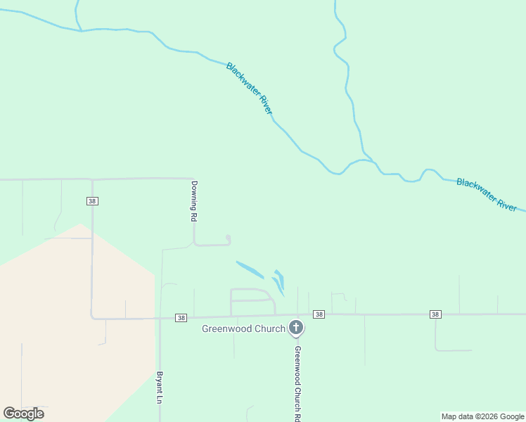 map of restaurants, bars, coffee shops, grocery stores, and more near 23706 Downing Road in Summerdale