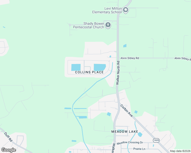 map of restaurants, bars, coffee shops, grocery stores, and more near 13356 Williamsburg Drive in Walker