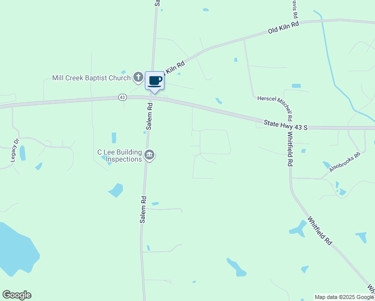 map of restaurants, bars, coffee shops, grocery stores, and more near 23146 Donald Mitchell Road in Picayune