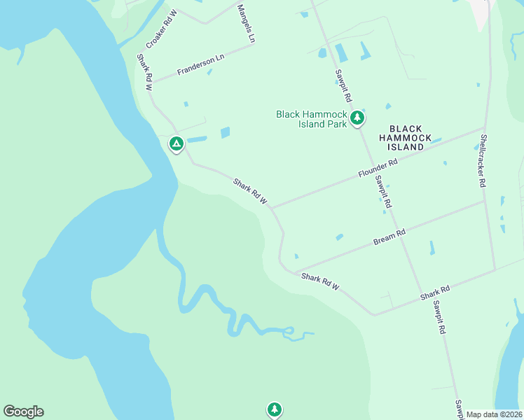 map of restaurants, bars, coffee shops, grocery stores, and more near 15630 Shark Road West in Jacksonville