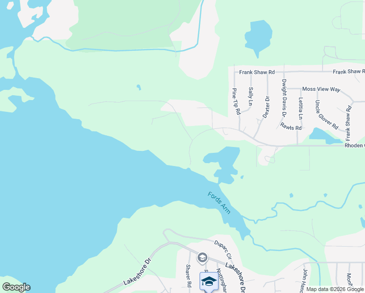 map of restaurants, bars, coffee shops, grocery stores, and more near 801 Lake Ridge Drive in Tallahassee